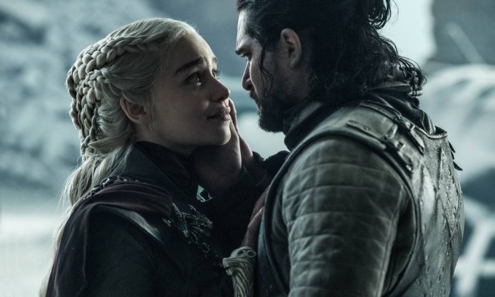 Daenerys e Jon Snow em seu último encontro Foto: Divulgação