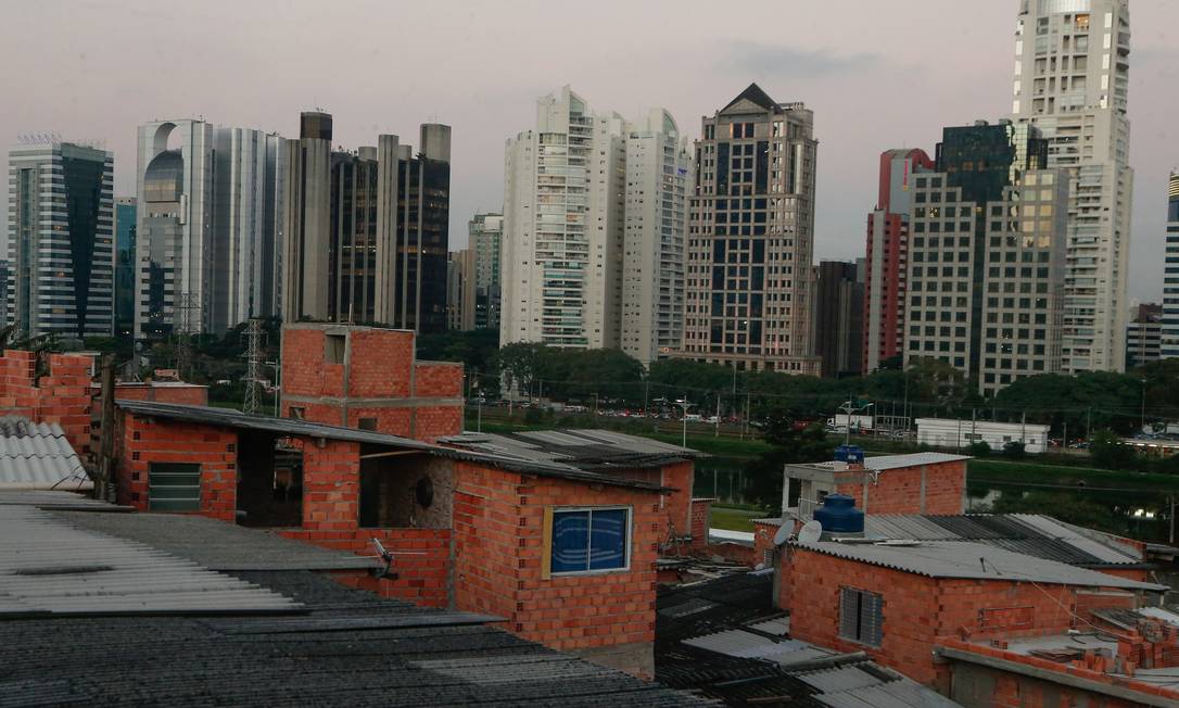 PA São Paulo (SP) 11/04/2018. Comunidade no Real parque região do Morumbi. Desigualdade social. Foto Marcos Alves / agencia O globo Foto: Marcos Alves / Agência O Globo