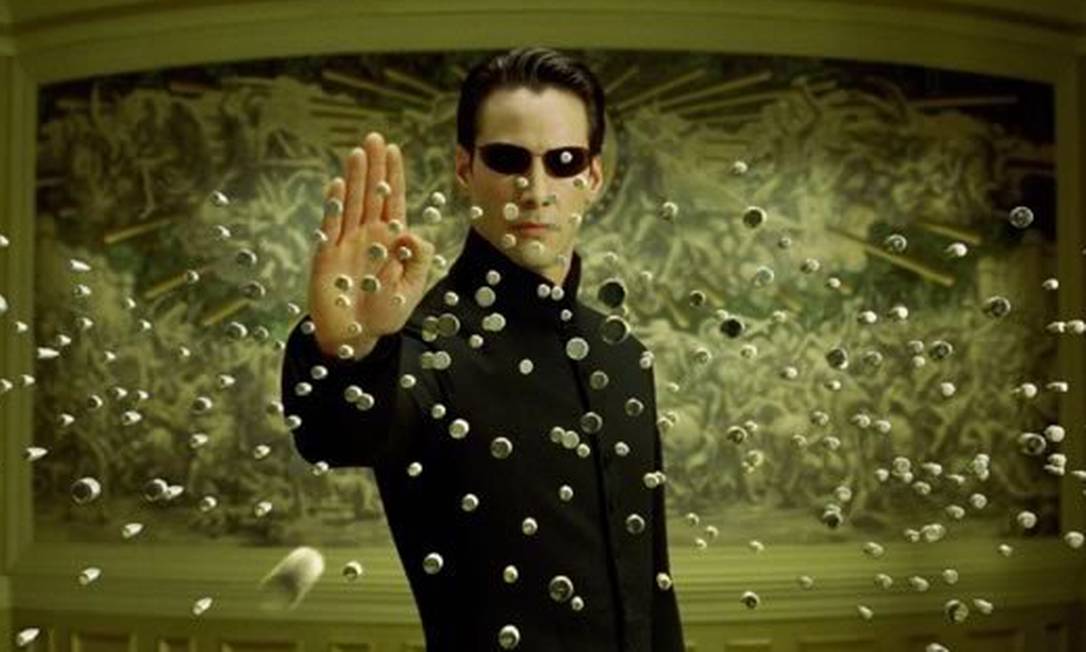 Keanu Reeves interpreta o hacker Neo em 'Matrix' Foto: Divulgação