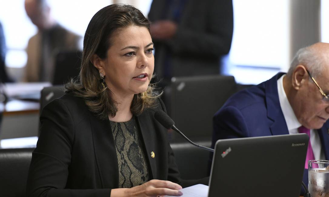 A senadora Leila Barros na Comissão de Assuntos Econômicos Foto: Edilson Rodrigues/Agência Senado