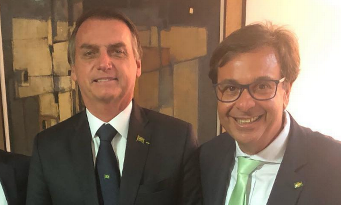 Gilson Machado Guimarães Neto ao lado do presidente Jair Bolsonaro Foto: Reprodução/Instagram