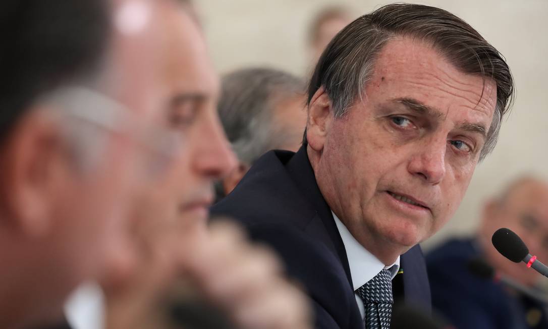 O presidente Jair Bolsonaro pede que nada seja alterado na proposta da Previdência Foto: Marcos Corrêa/PR