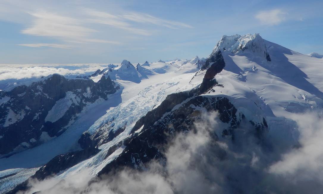 Campo de gelo na Patagônia chilena é rompido por mudanças climáticas, dizem cientistas   Foto: Divulgação
