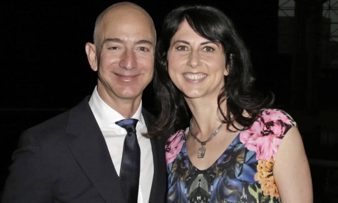 MacKenzie se divorciou de Jeff Bezos no inÃ­cio do ano
Foto: Bloomberg