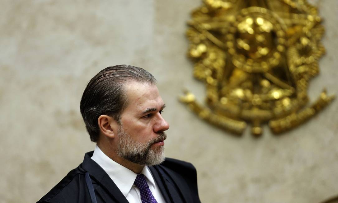 O presidente do Supremo Tribunal Federal (STF), Dias Toffoli Foto: Jorge William / Agência O Globo