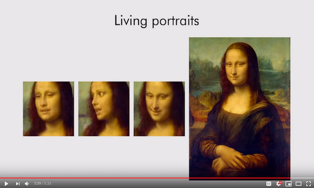 Inteligência artificial dá vida a Mona Lisa e assusta checadores Foto: Reprodução