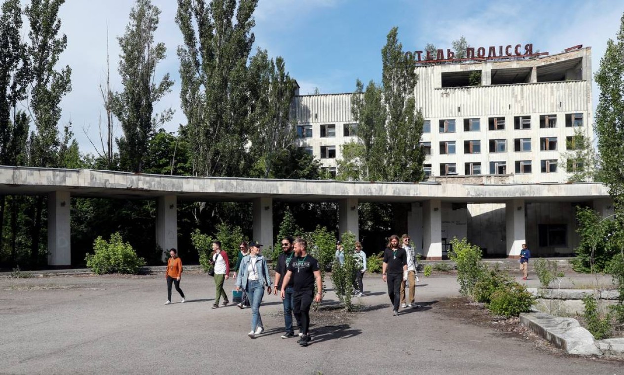 Prédios abandonados em Pripyat, em 2 de junho de 2019 Foto: VALENTYN OGIRENKO / REUTERS