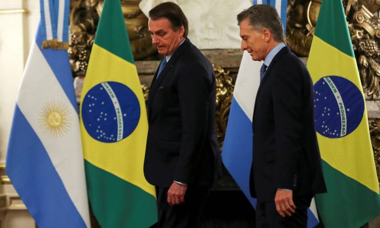 Acordo comercial entre Mercosul e UE esteve no centro da agenda de Macri e Bolsonaro, em Buenos Aires, na visita do presidente brasileiro à Argentina - 06/05/2019 Foto: AGUSTIN MARCARIAN / REUTERS