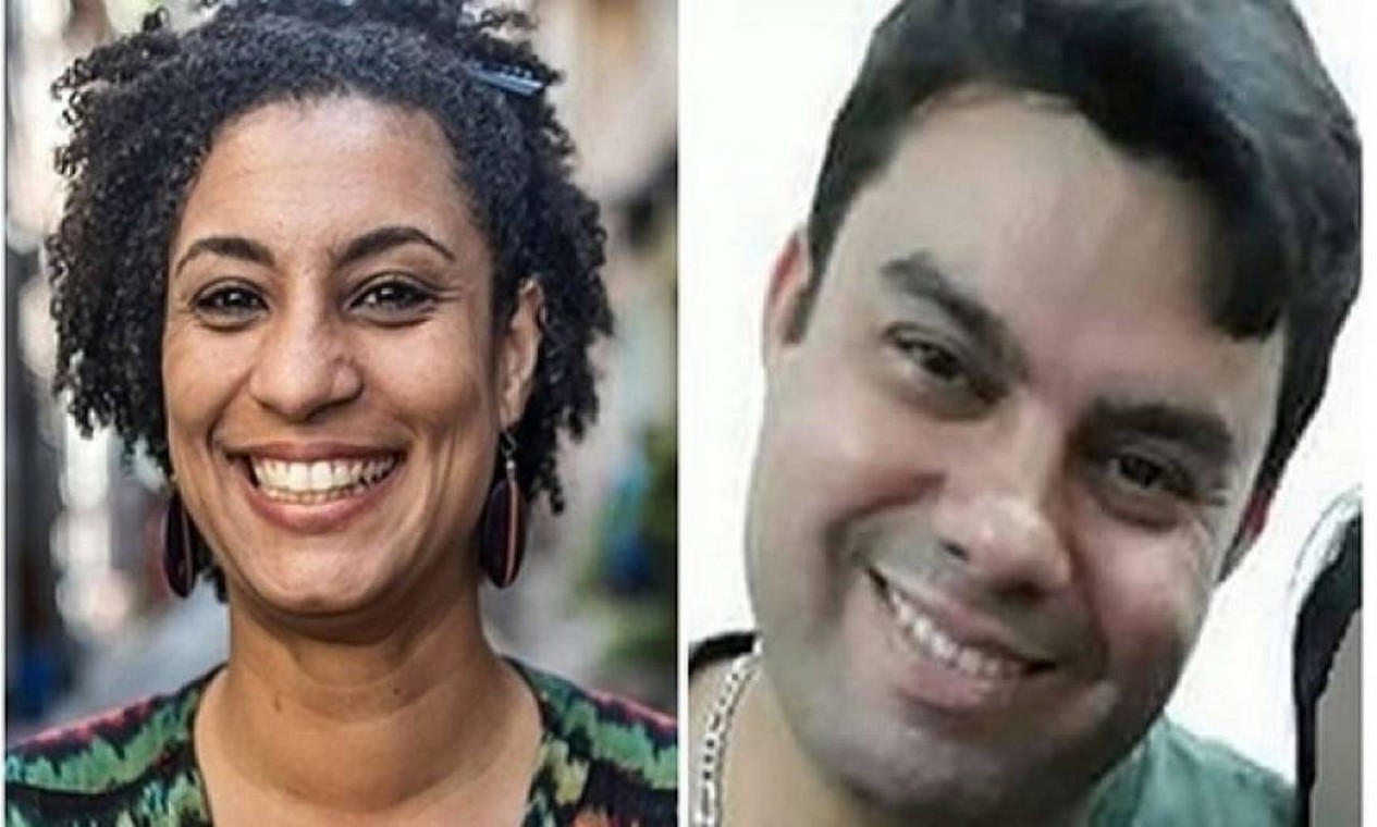 Marielle Franco e Anderson Gomes, mortos em março de 2018 Foto: Reprodução