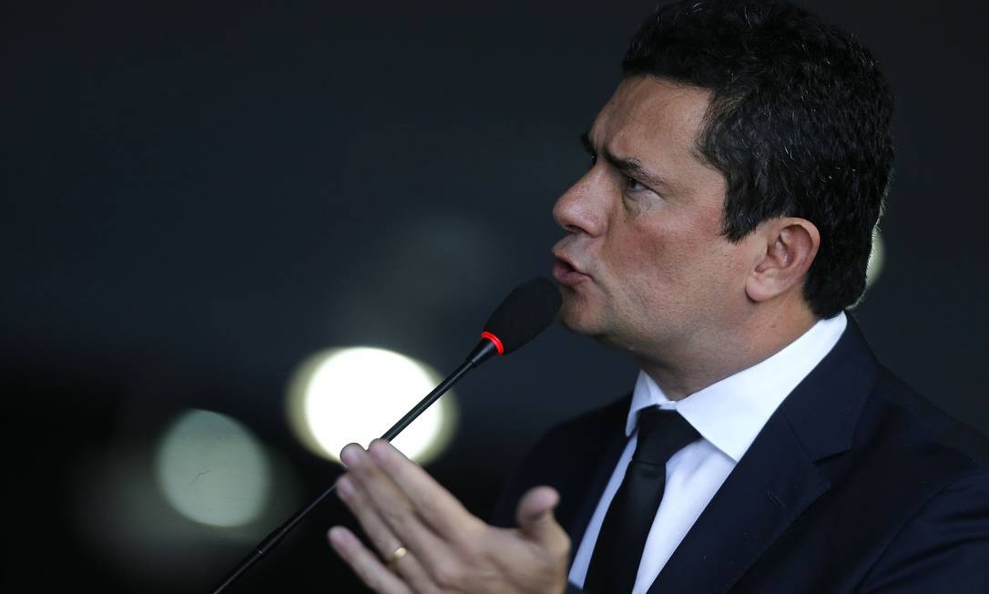 No último domingo 9, o ministro da Justiça Sergio Moro foi uma das pessoas que teve conversas vazadas em reportagem publicada pelo "The Intercept Brasil" Foto: Jorge William 20-05-2019 / Agência O Globo
