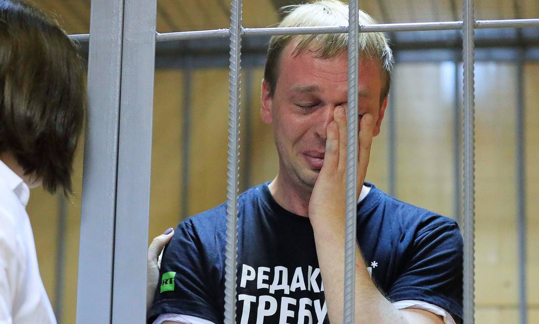 O jornalista investigativo russo Ivan Golunov Foto: TATYANA MAKEYEVA / REUTERS