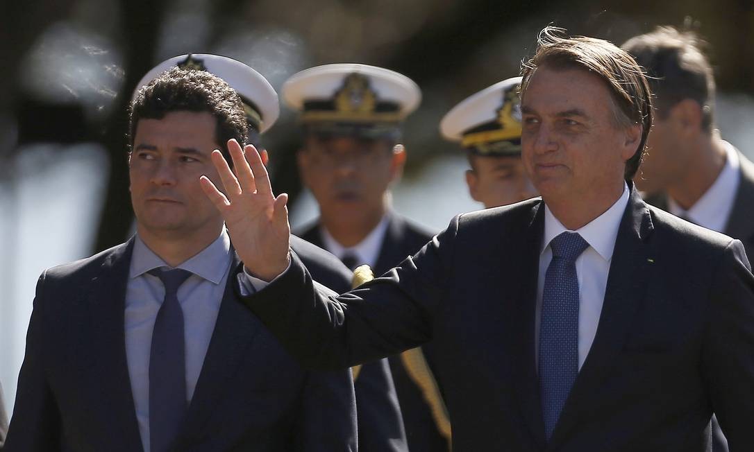 Resultado de imagem para bolsonaro e moro juntos