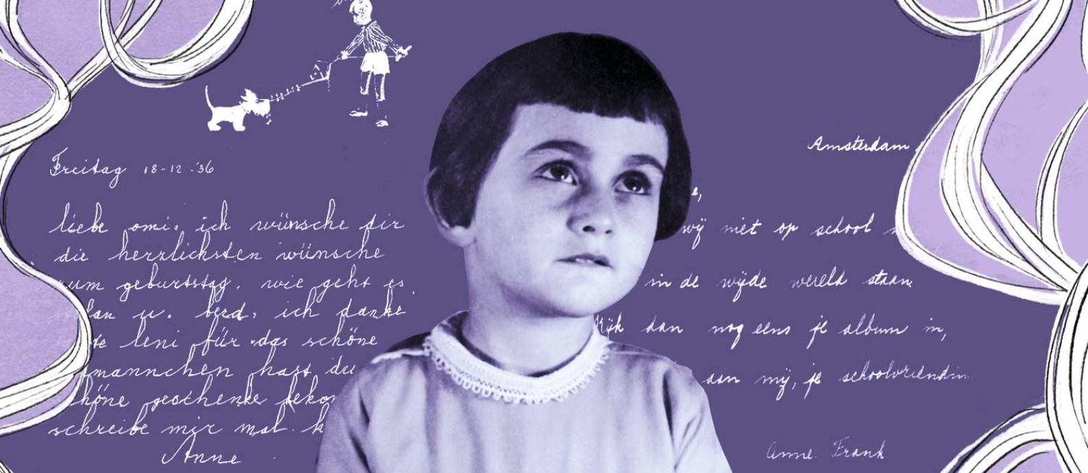 Anne Frank aos 4 anos, em 1933 Foto: Divulgação/Editora Record