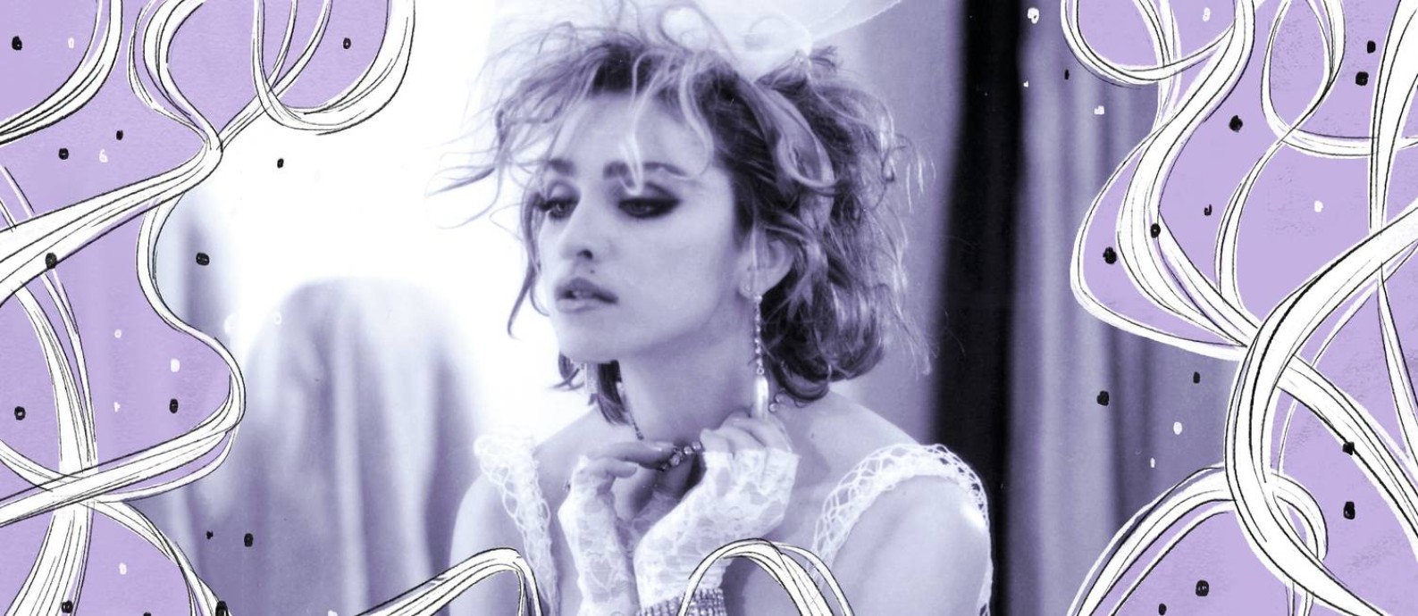 Madonna no clipe de "Like a virgin", de 1984 Foto: Reprodução