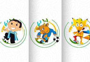 Os mascotes da Copa América de que você não se lembra Foto: Conmebol/Divulgação