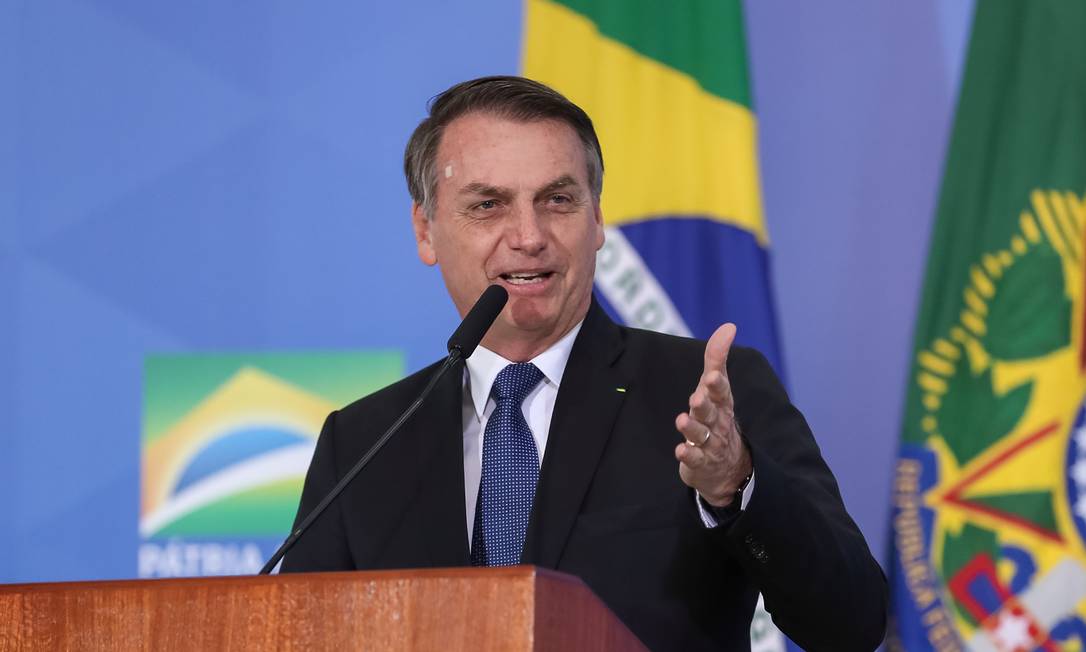 Bolsonaro editou medida provisória que atendia ao interesse da bancada ruralista Foto: Divulgação/Marcos Corrêa
