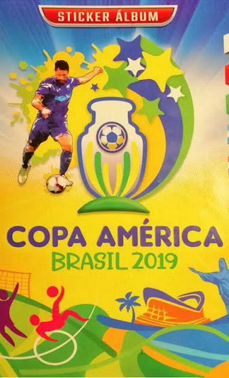 O álbum da Copa América de 2019 da 3 Reyes Foto: Reprodução