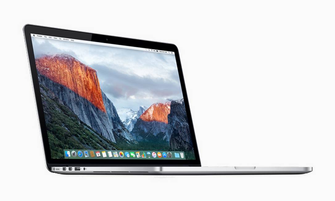 Modelo MacBook Pro afetado pelo problema de superaquecimento. Foto: Divulgação/Apple