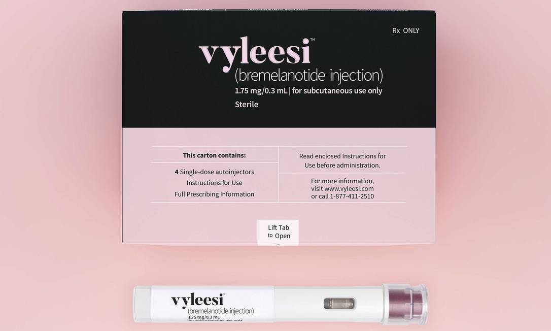 Vyleesi, nova tentativa do mercado farmacÃªutico de emplacar remÃ©dio contra baixa libido feminina Foto: AMAG PHARMACEUTICALS / NYT