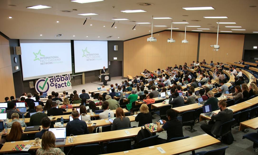 Plenário do Global Fact 6, na Universidade de Cape Town Foto: Uğurcan Akın / IFCN