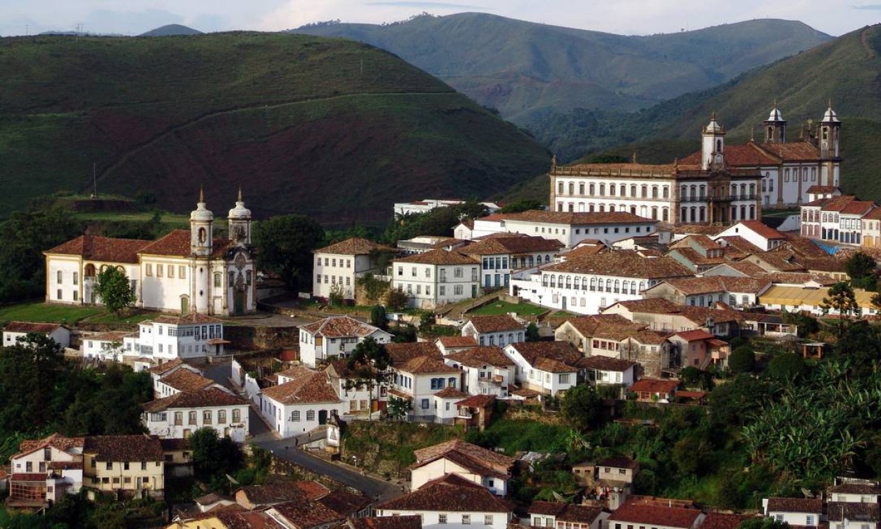 A Cidade Histórica de Ouro Preto, em Minas Gerais, escolhida pela Organização das Nações Unidas para a Educação, a Ciência e a Cultura (Unesco) como Patrimônio Mundial da Humanidade em 1980. É a primeira cidade brasileira tombada pela Unesco Foto: Eduardo Tropia / Divulgação