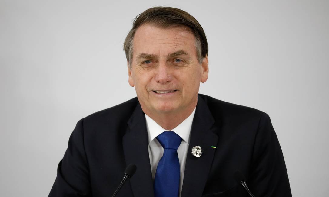O presidente Jair Bolsonaro foi representado pelo vice-presidente Hamilton MourÃ£o Foto: Alan Santos/PresidÃªncia