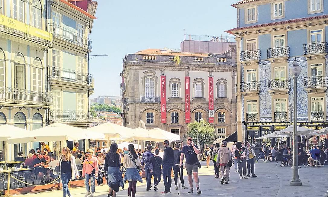 Rua das Flores, Porto, Portugal Foto: Fernanda Rossi / Agência O Globo