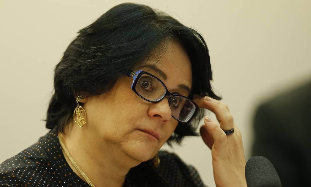 Damares Alves, ministra dos Direitos Humanos Foto: Jorge William / Agência O Globo