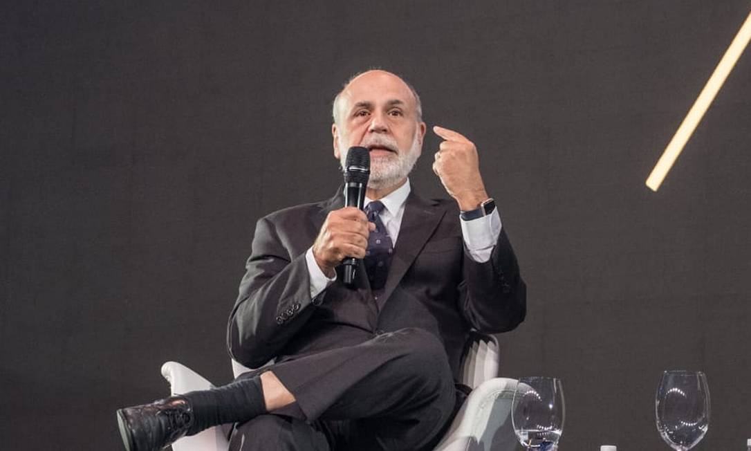 Ben Bernanke, ex-presidente do Federal Reserve (Fed, o Banco Central dos EUA) Foto: Divulgação