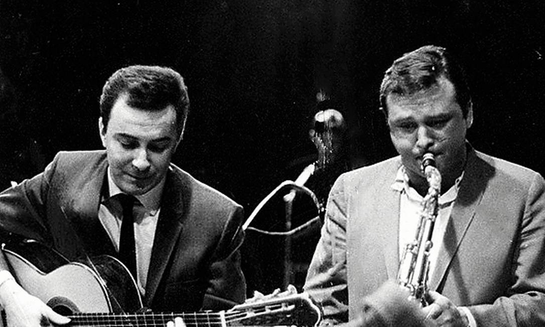 O sucesso internacional da Bossa Nova aproximou João de músicos como o saxofonista americano Stan Getz, com quem desenvolveu uma longa parceria Foto: Divulgação