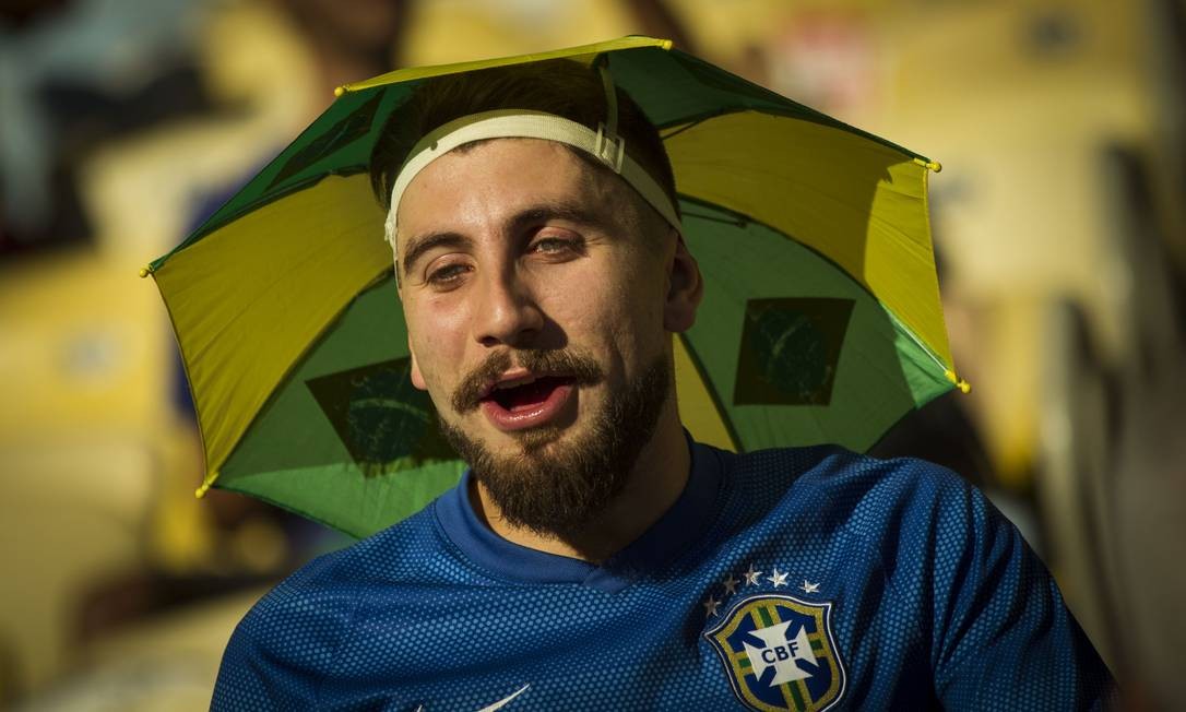 Torcedor do Brasil Foto: Guito Moreto / Agência O Globo