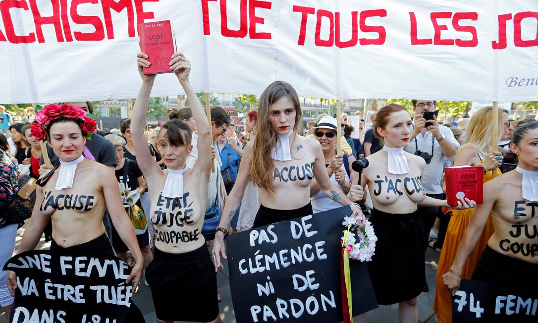 Casos aumentam e feminicídios viram emergência nacional na França - Jornal  O Globo