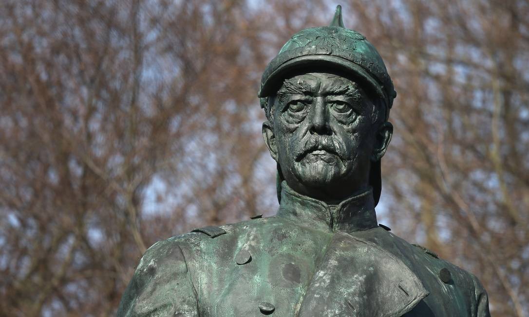 O chanceler prussiano Otto von Bismarck era conservador e defensor da oligarquia que controlava o impÃ©rio dos Hohenzollern Foto: Sean Gallup / Getty Images