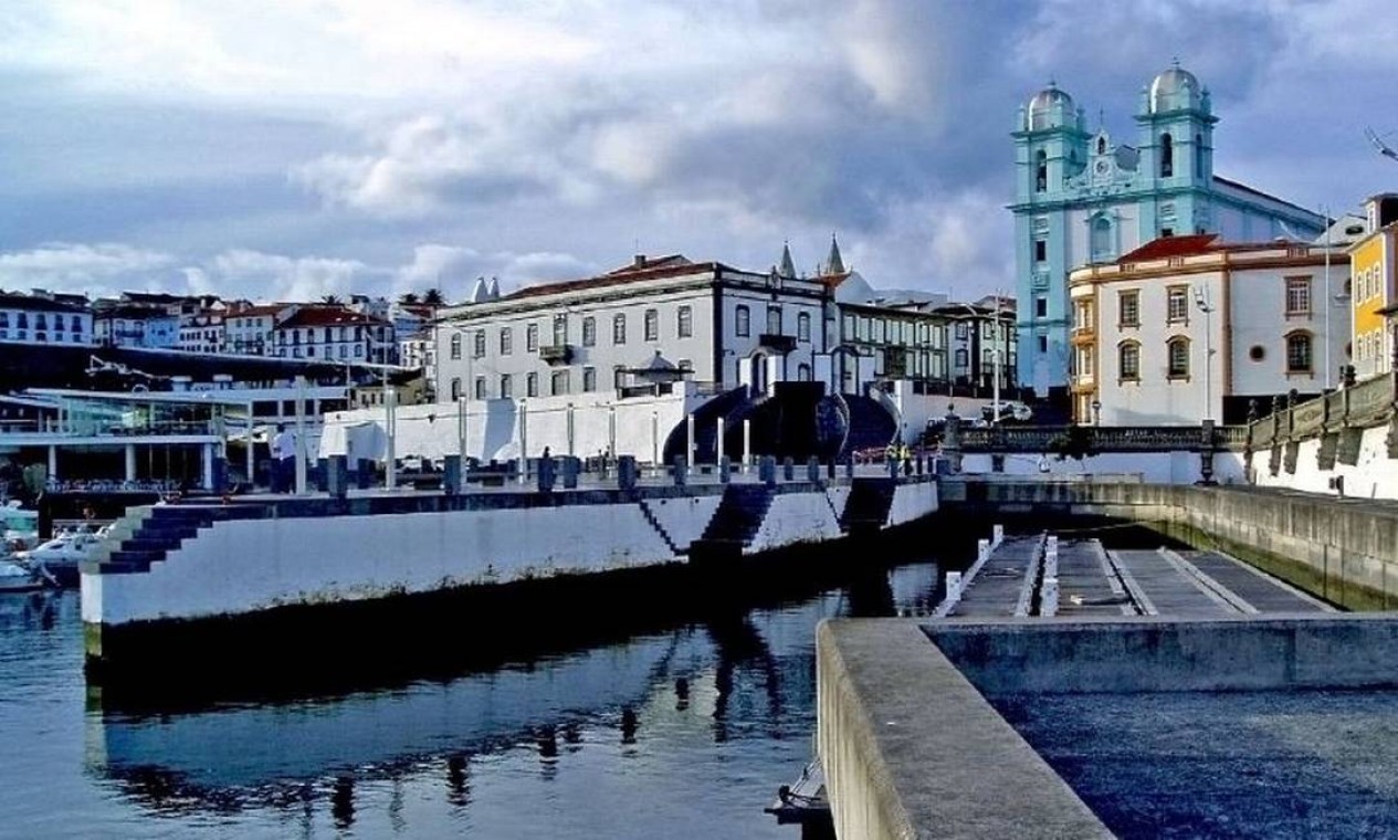 Zona Central da cidade de Angra do Heroísmo, nos Açores Foto: Wikipedia Commons