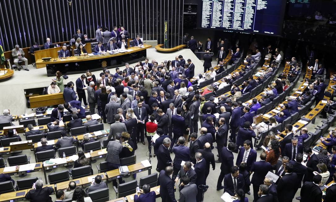 Sessão para continuação da votação da PEC 6/2019 - Reforma da Previdência.
Luis Macedo/Câmara dos Deputados Foto: Luis Macedo / Agência O GLOBO