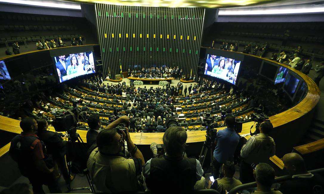 Plenário do Congresso Nacional, em Brasília Foto: Jorge William / Agência O Globo