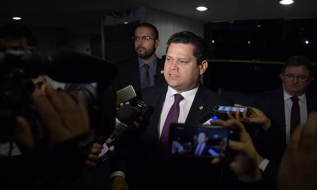 O presidente do Senado disse que espera que a tramitação da reforma leve de 45 a 65 dias na Casa Foto: Marcos Brandão/Senado Federal