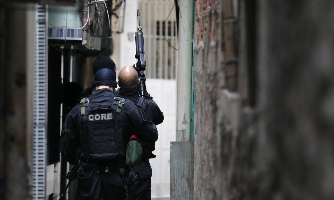 Operação policial na Favela da Maré, no Rio de Janeiro 18/07/2019 Foto: Pablo Jacob / Pablo Jacob