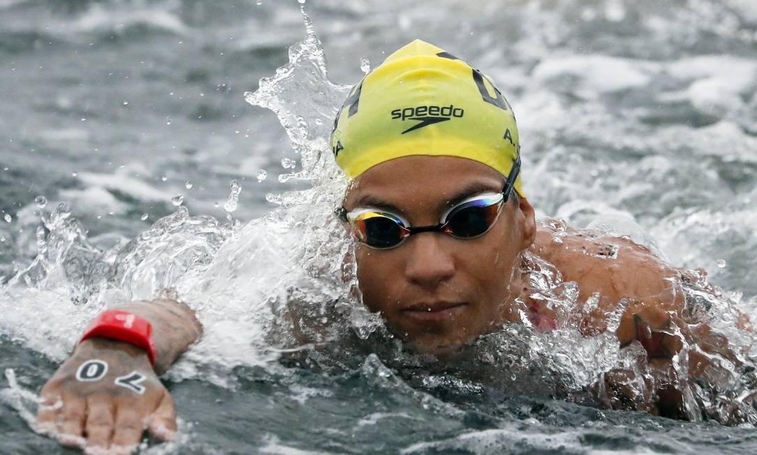 Ana Marcela Cunha prova de 25km Foto: KIM HONG-JI / REUTERS