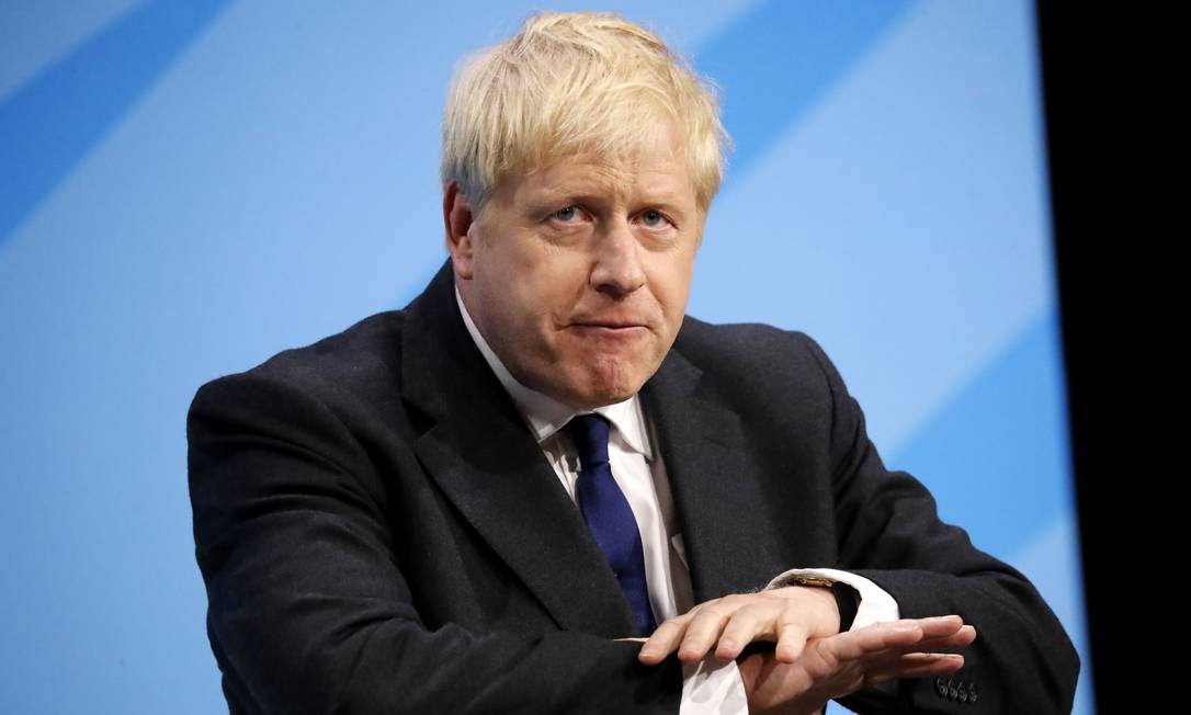 Johnson prometeu tirar o Reino Unido da União Europeia antes de outubro, mesmo sem acordo; correligionários contestam Foto: TOLGA AKMEN / AFP