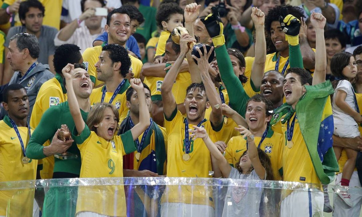 O Brasil ganha a Copa das Confederações 2013 em jogo disputado com a Espanha Foto: Ivo Gonzalez / Agência O Globo