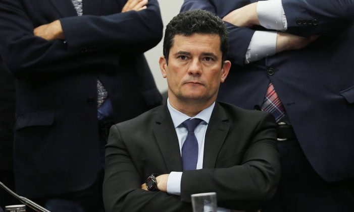 O ministro Justiça, Sergio Moro. Foto: Jorge William / Agência O Globo