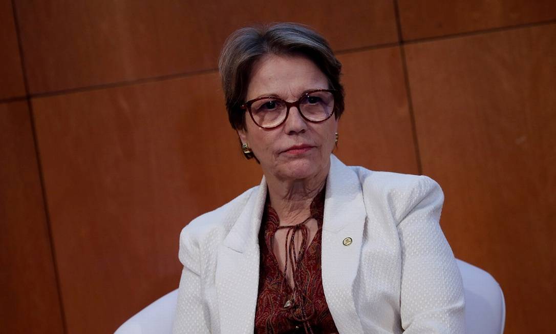 A ministra Tereza Cristina: neutralidade seria o melhor caminho. Foto: Adriano Machado / REUTERS