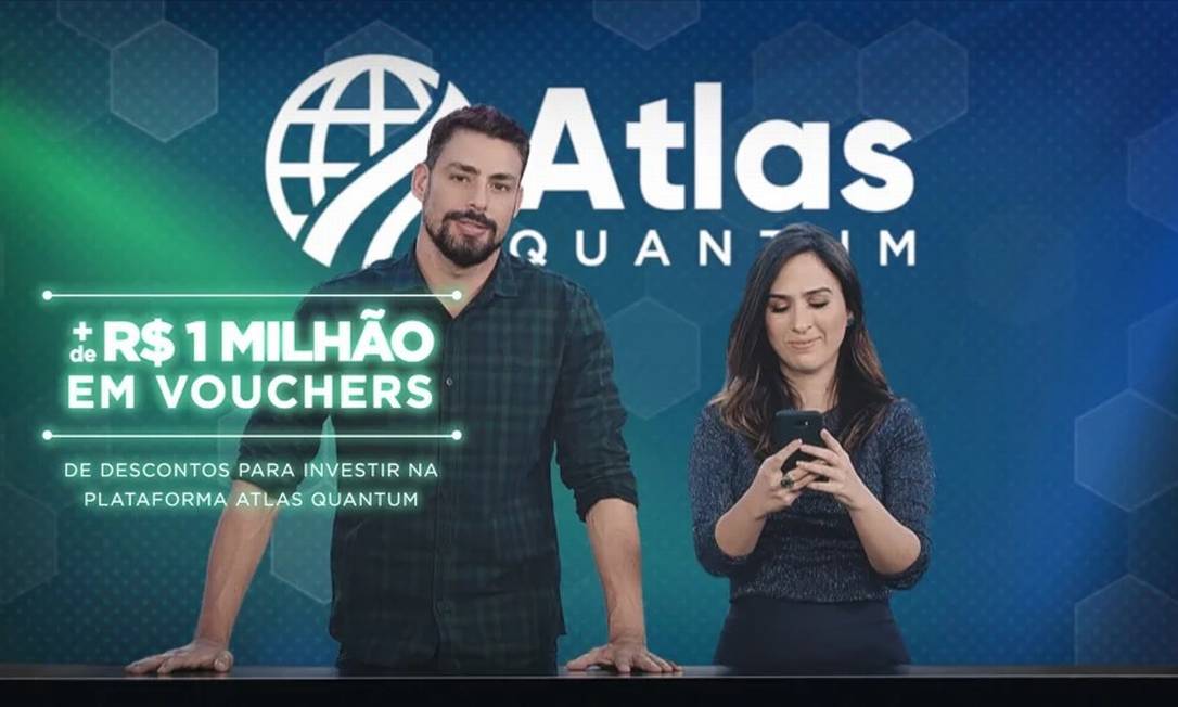 Publicidade da Atlas Quantum Foto: Divulgação 