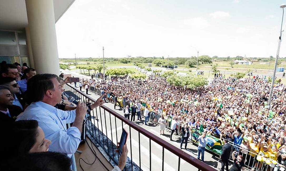 Bolsonaro participa de evento em Parnaíba, no Piauí Foto: Alan Santos/PR / Divulgação/ Presidência