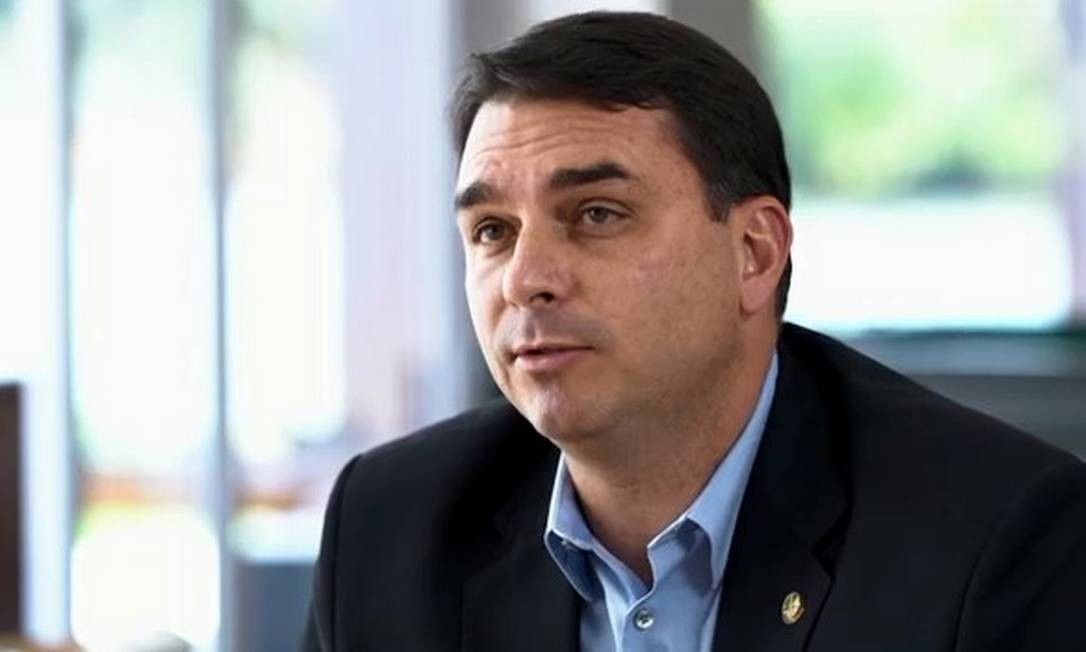 O senador Flávio Bolsonaro 15/08/2019 Foto: Reprodução