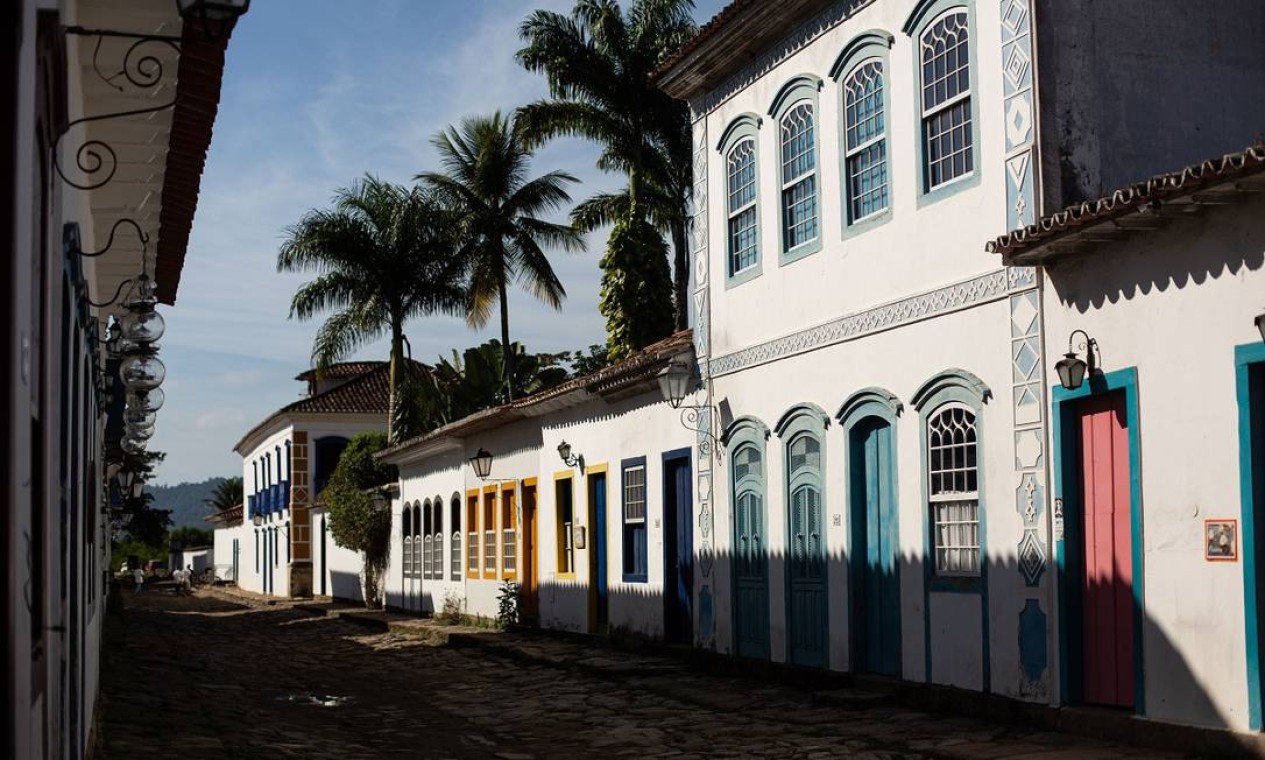 Casario do centro histórico de Paraty, que faz parte da região turística da Costa Verde Foto: Brenno Carvalho / Agência O Globo