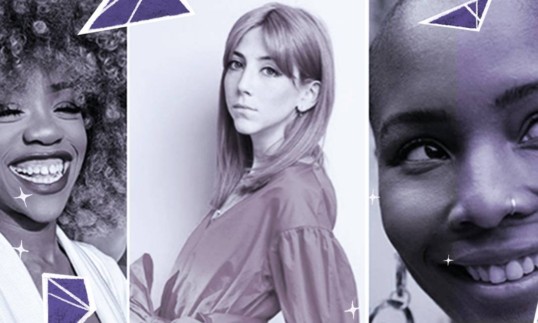 Chidera Eggerue, Scarlett Curtis e Liv Little estão na lista de mulheres que fazem uso positivo das redes Foto: Arte de José Lopes sob foto divulgação