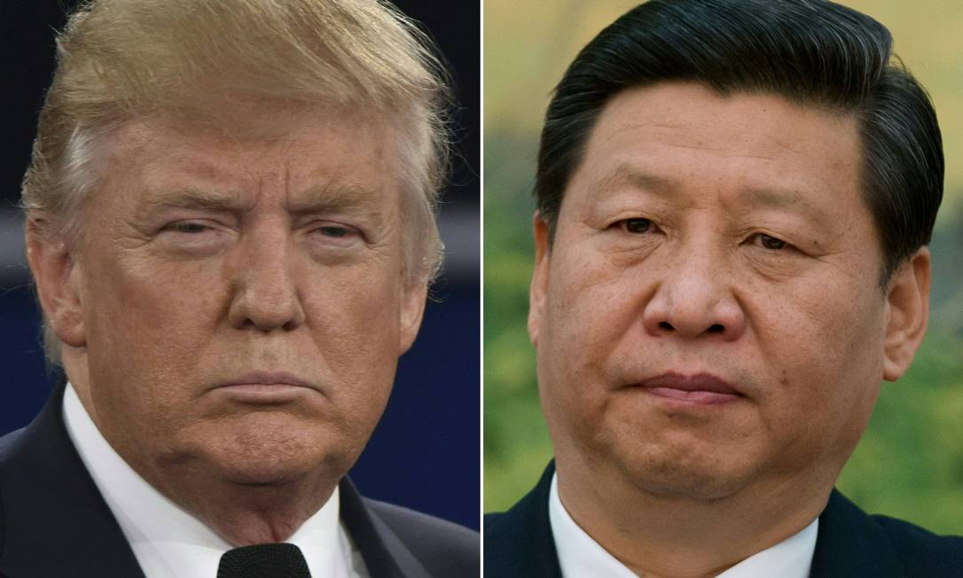 Trump e Xi Jinping: duelo de tarifas. Foto: AFP