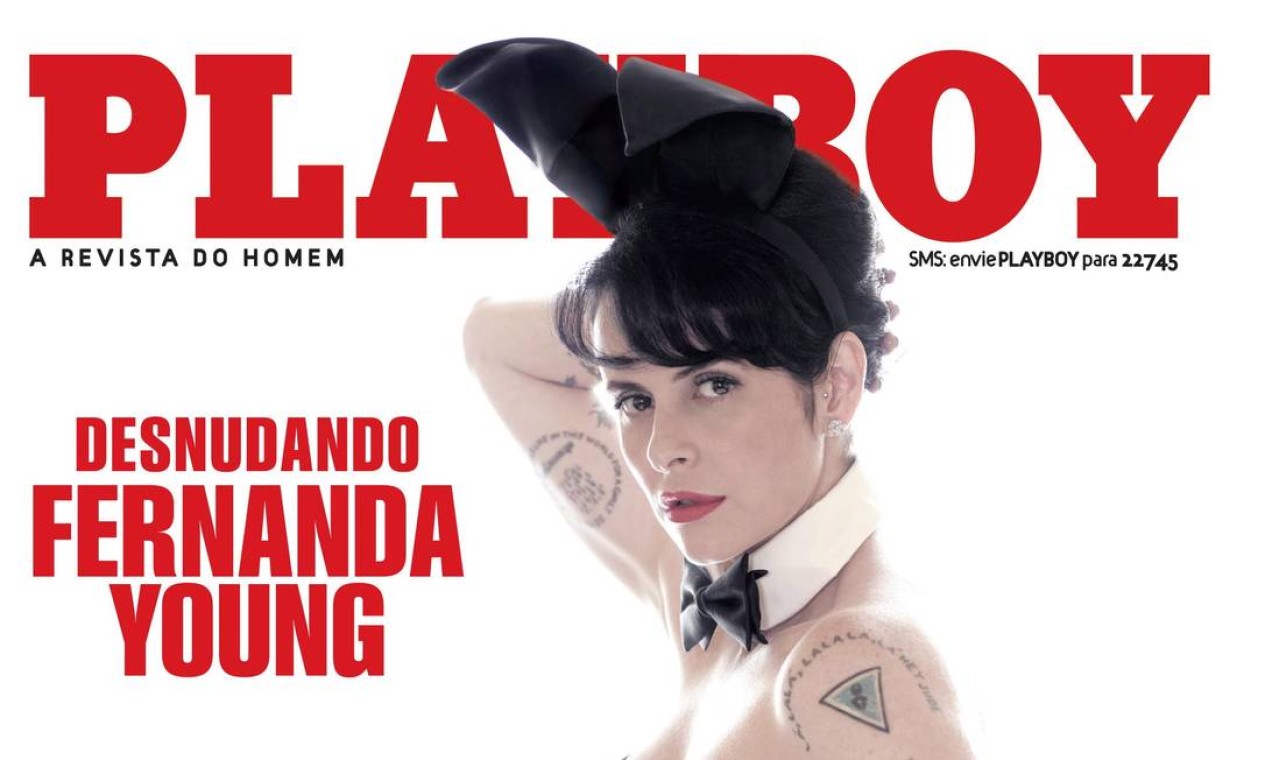 Fernanda Young posou nua para a Playboy em novembro de 2009 Foto: Bob Wolfenson / Divulgação